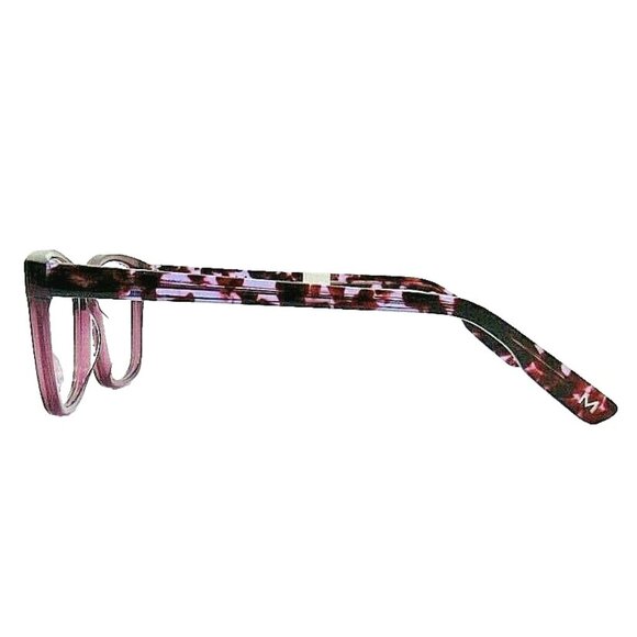 Mettea Womens Purple & Tortoiseshell Eyeglasses Frame MU203FCRYPR54 54-15-140 Op - Picture 4 of 5